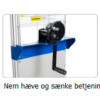 Manuel mini stabler med løftekapacitet 180 kg