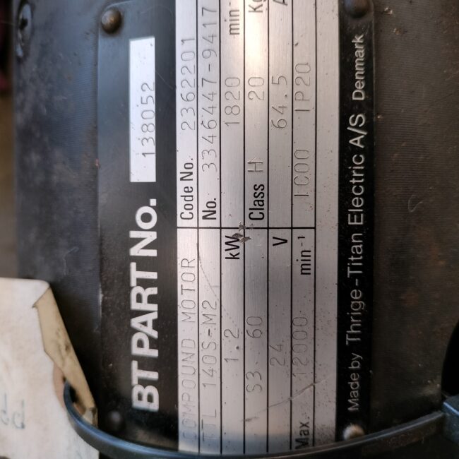 Brugt kørermotor
